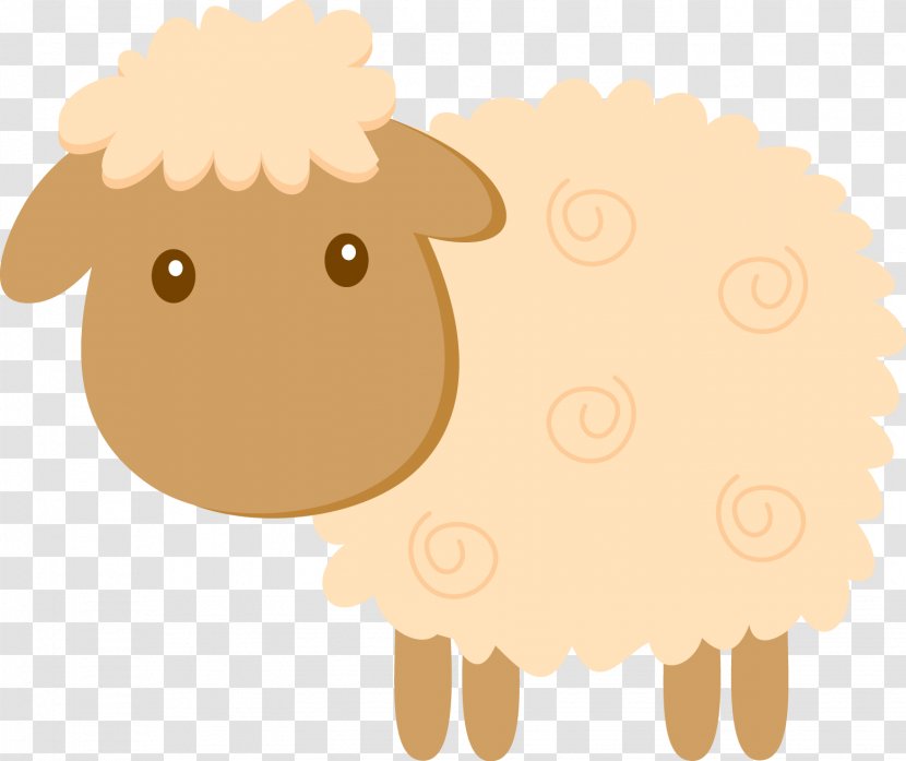 Sheep Cattle Goat Clip Art - Nose - Cute Animals Transparent PNG