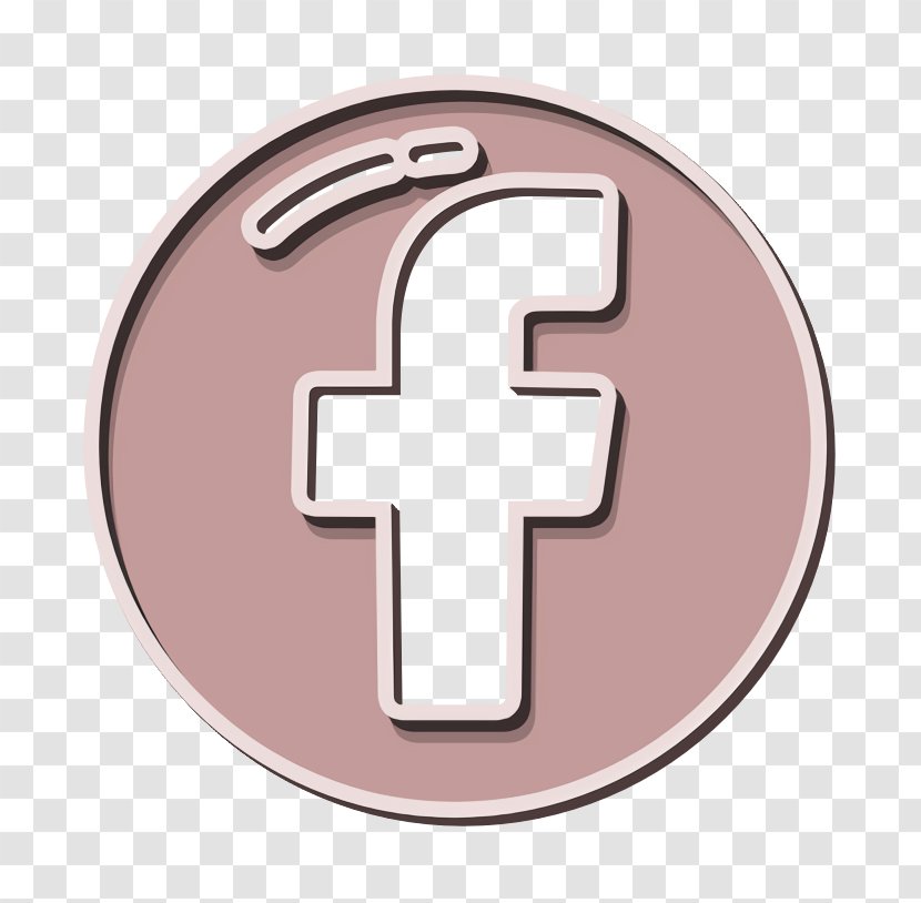 Facebook Icon Logo Fb - Symbol - Metal Number Transparent PNG