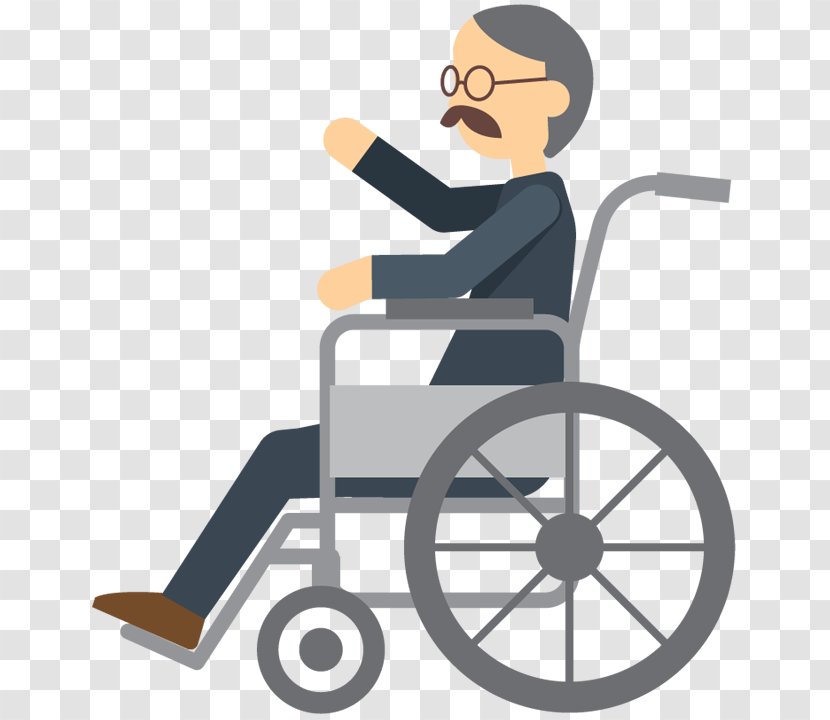 Wheelchair Old Age Disability Clip Art - Sitting - People Transparent PNG