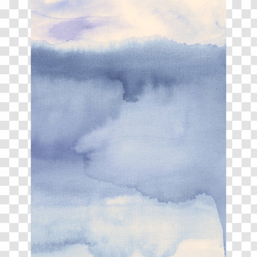 Cumulus Color Printing Watercolor Painting Wood Grain - Sky Transparent PNG