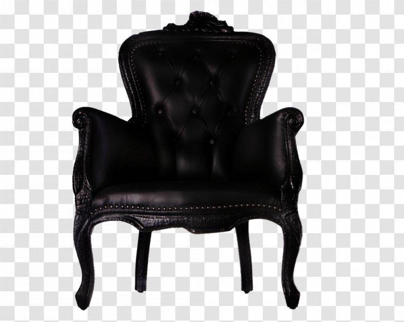 Table No. 14 Chair Furniture Moooi - Heart - Black Armchair Image Transparent PNG