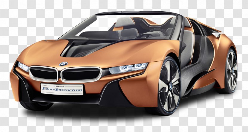 2016 BMW I8 The International Consumer Electronics Show Car I3 - Motor Vehicle - Orange Spyder Transparent PNG