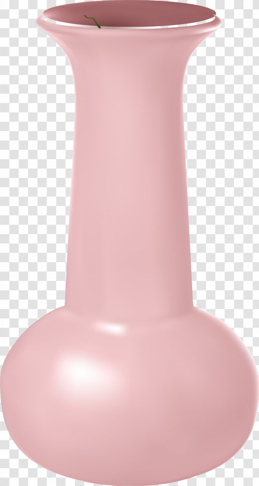 Vase Ceramic - Pink - Concise Transparent PNG