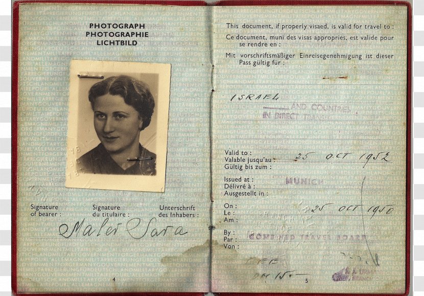 Identity Document - Austrian Passport Transparent PNG