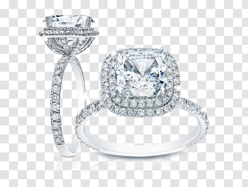 Diamond Cut Wedding Ring Engagement - Silver Transparent PNG