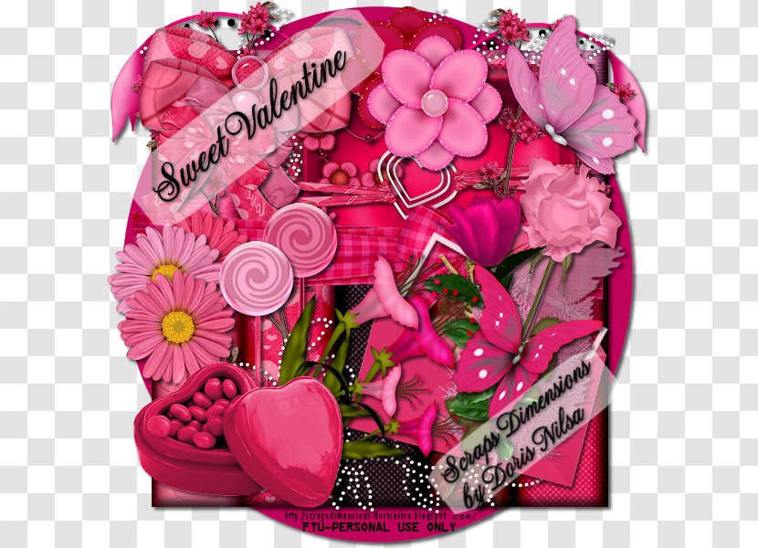 Garden Roses Valentine's Day Cut Flowers Flower Bouquet - Heart Transparent PNG
