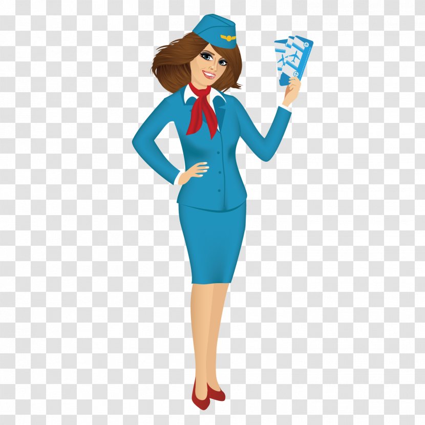 Airplane Flight Attendant 0506147919 Airline - Costume Transparent PNG