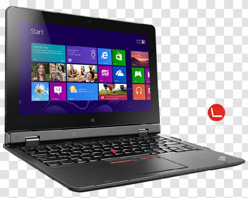 ThinkPad Yoga Laptop Chromebook Lenovo Helix - Personal Computer Transparent PNG
