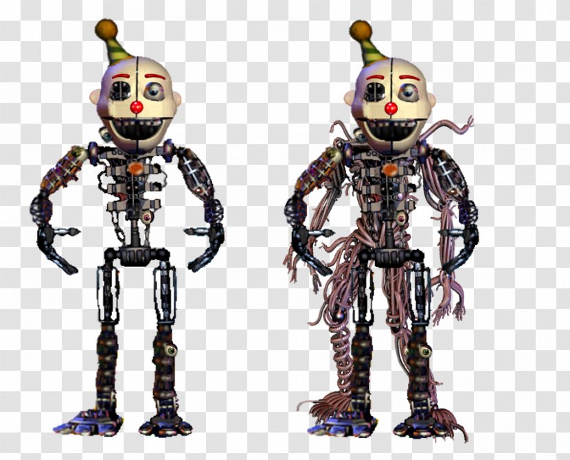 Five Nights At Freddy's 2 Endoskeleton Animatronics Ultimate Custom Night Image - Robot - 1st Anniversary Transparent PNG