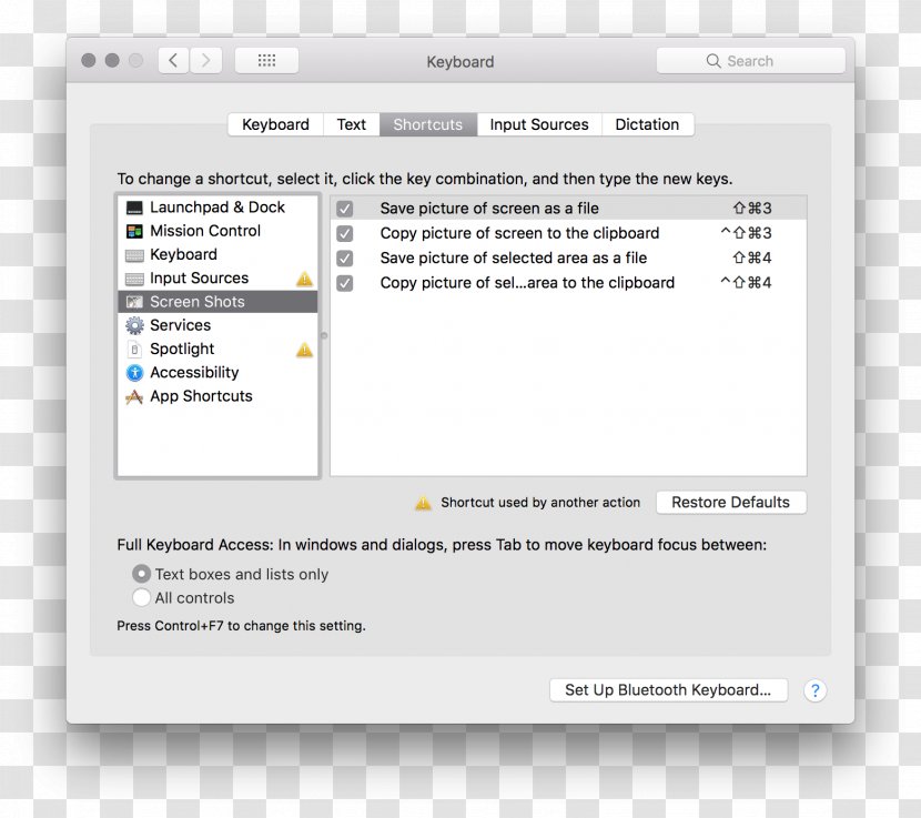 MacBook Pro MacOS Screenshot Keyboard Shortcut - Command Key - Text Box Tab Transparent PNG