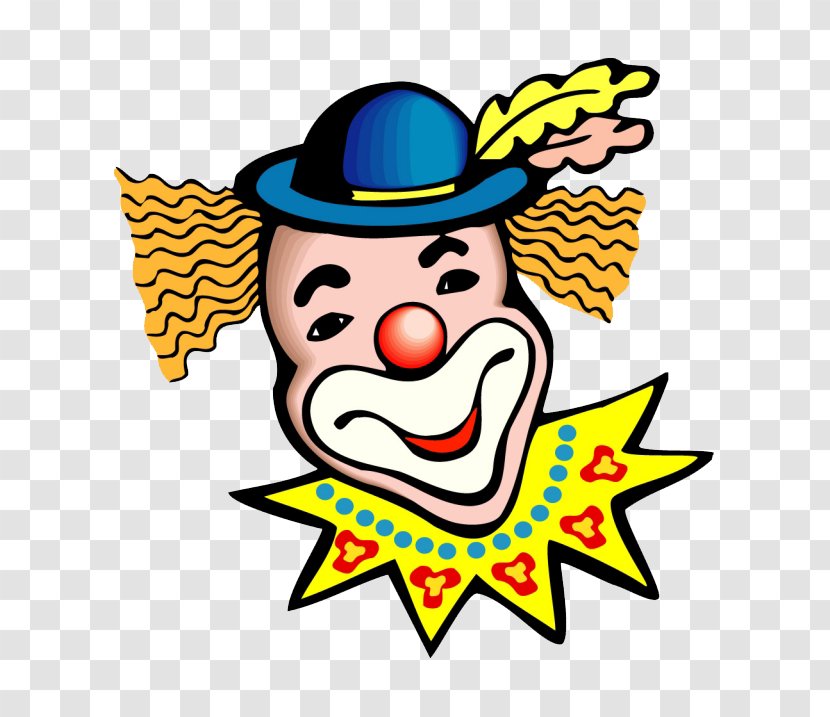 Carnival Circus Can Stock Photo Clip Art - Cartoon Smiley Clown Transparent PNG