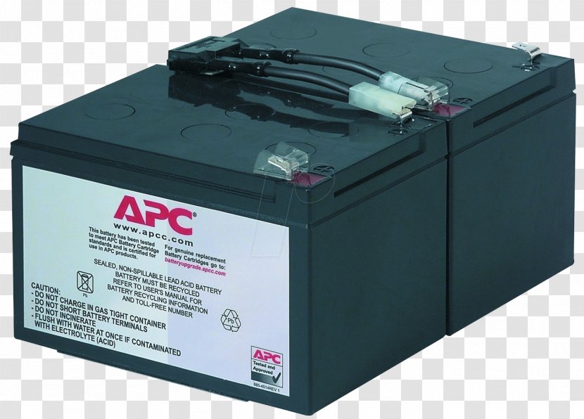 APC By Schneider Electric Smart-UPS Lead–acid Battery - Computer Component Transparent PNG