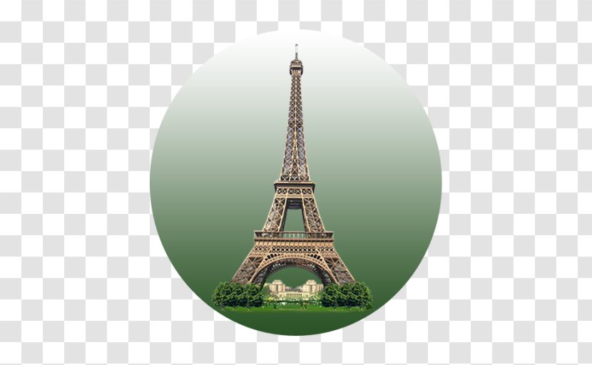 Eiffel Tower Spire Christmas Ornament Yellow - Child Transparent PNG