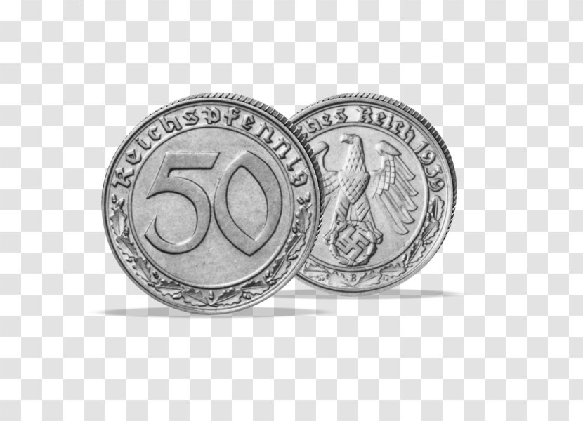Silver Coin Nickel - Platinum Transparent PNG