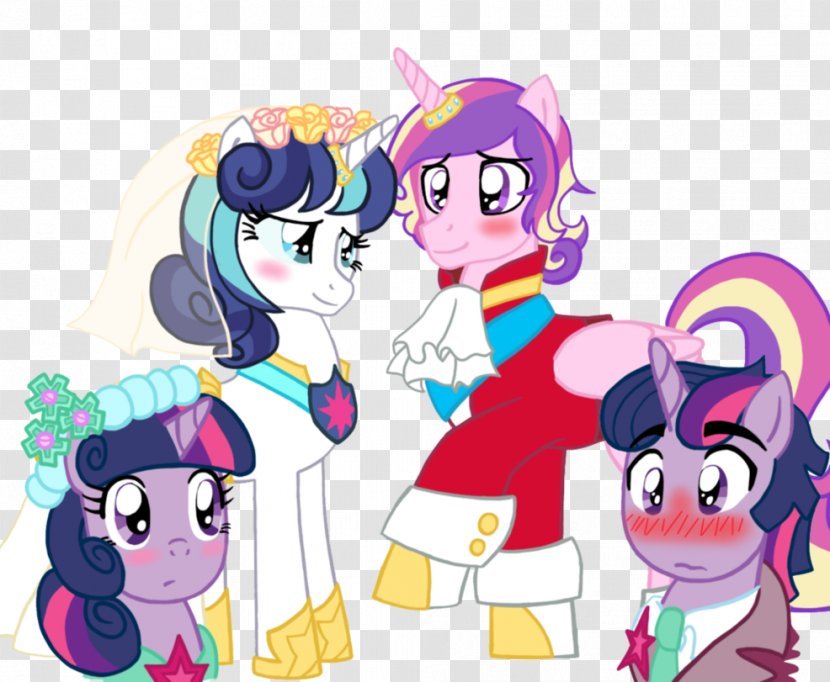 Pony Princess Cadance Twilight Sparkle Horse Canterlot - Cartoon Transparent PNG