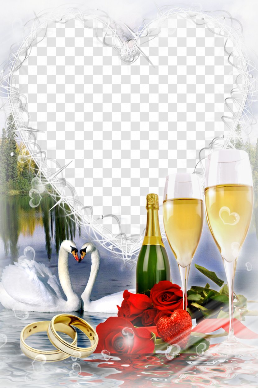 Picture Frames Wedding Molding Clip Art - Tableware Transparent PNG