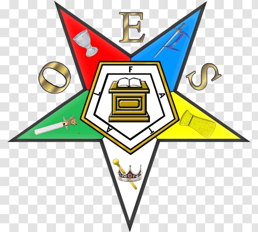 Order Of The Eastern Star International Rainbow For Girls Symbol Freemasonry Masonic Lodge - Logo Transparent PNG