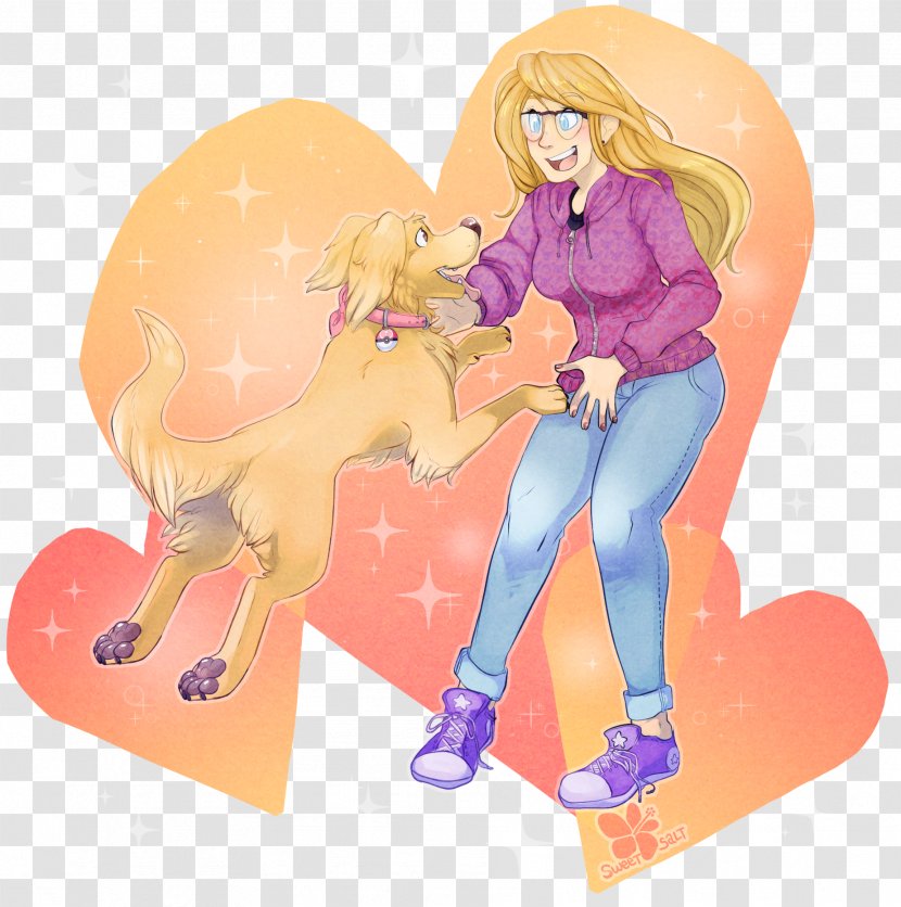 Figurine Human Behavior Mammal Cartoon - Hand - Puppy Love Transparent PNG