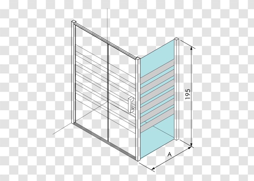 Window Facade Handrail Line Angle - Diagram Transparent PNG