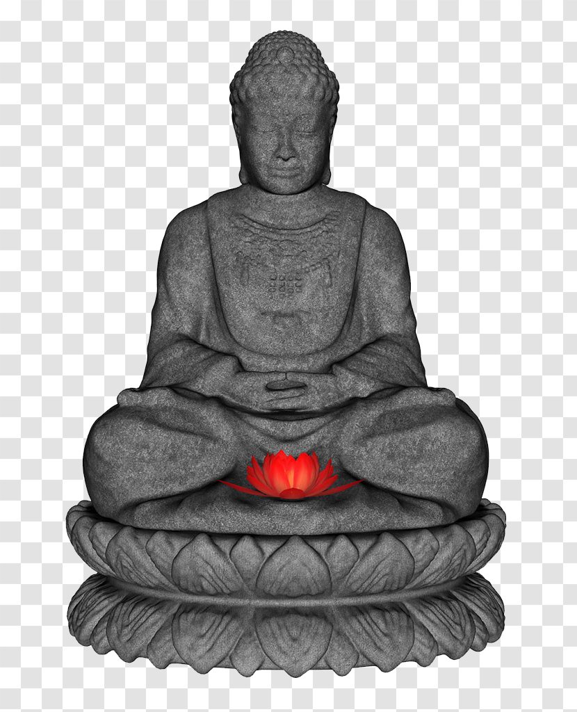 Stock Photography Royalty-free Illustration - Temple - Stone Buddha Sitting Like A Lotus Transparent PNG