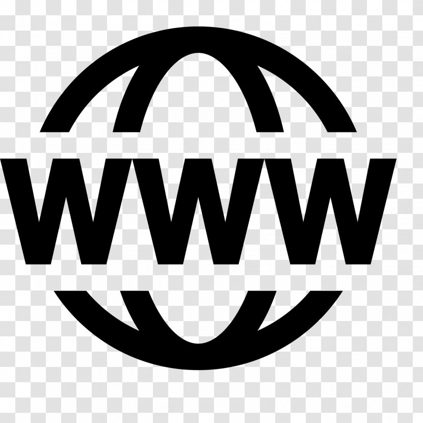 Domain Name - Black And White - World Wide Web Transparent PNG