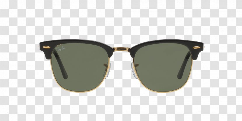 Ray-Ban Clubmaster Classic Aviator Sunglasses Browline Glasses Transparent PNG