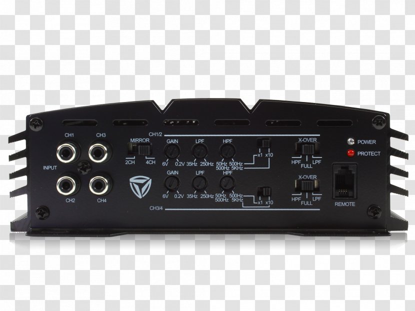 Audio Power Amplifier Electronics Amplificador Vehicle - Electronic Instrument - IA Transparent PNG