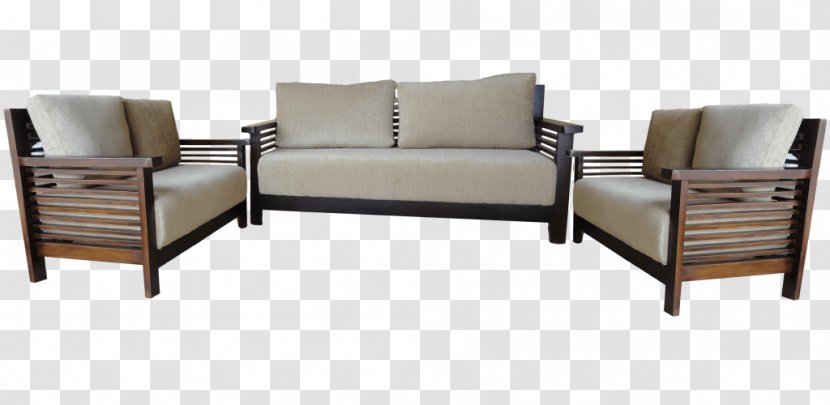 Loveseat Couch Living Room Furniture Sofa Bed - Wood Transparent PNG