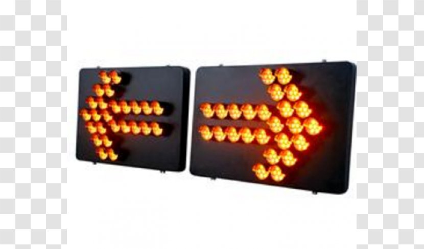 Light-emitting Diode Industry Emergency Vehicle Lighting - Orange - Arrow Lights Transparent PNG