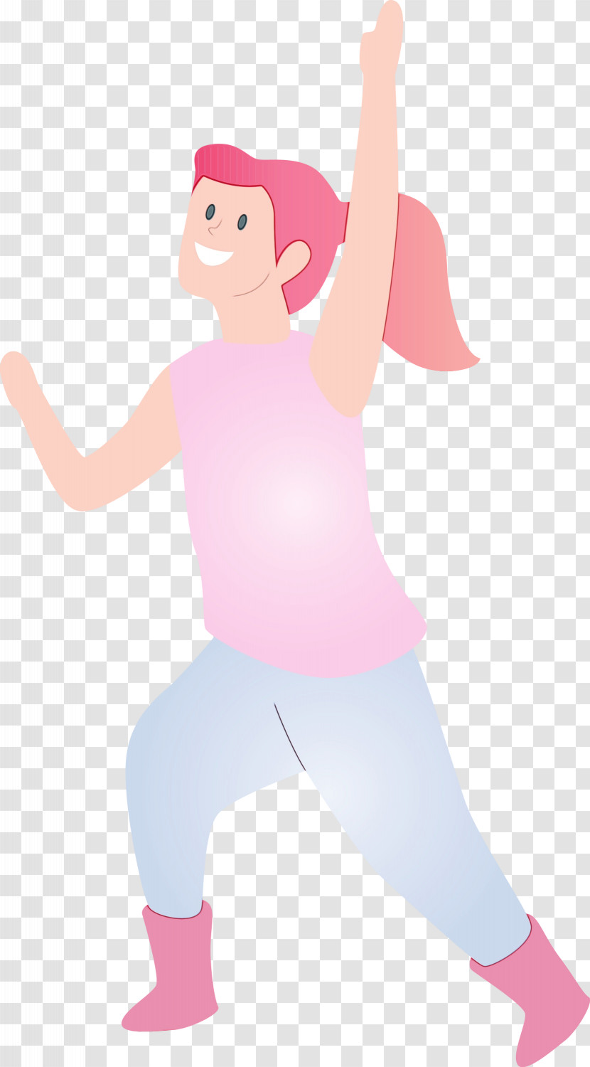 Pink Arm Cartoon Joint Muscle Transparent PNG
