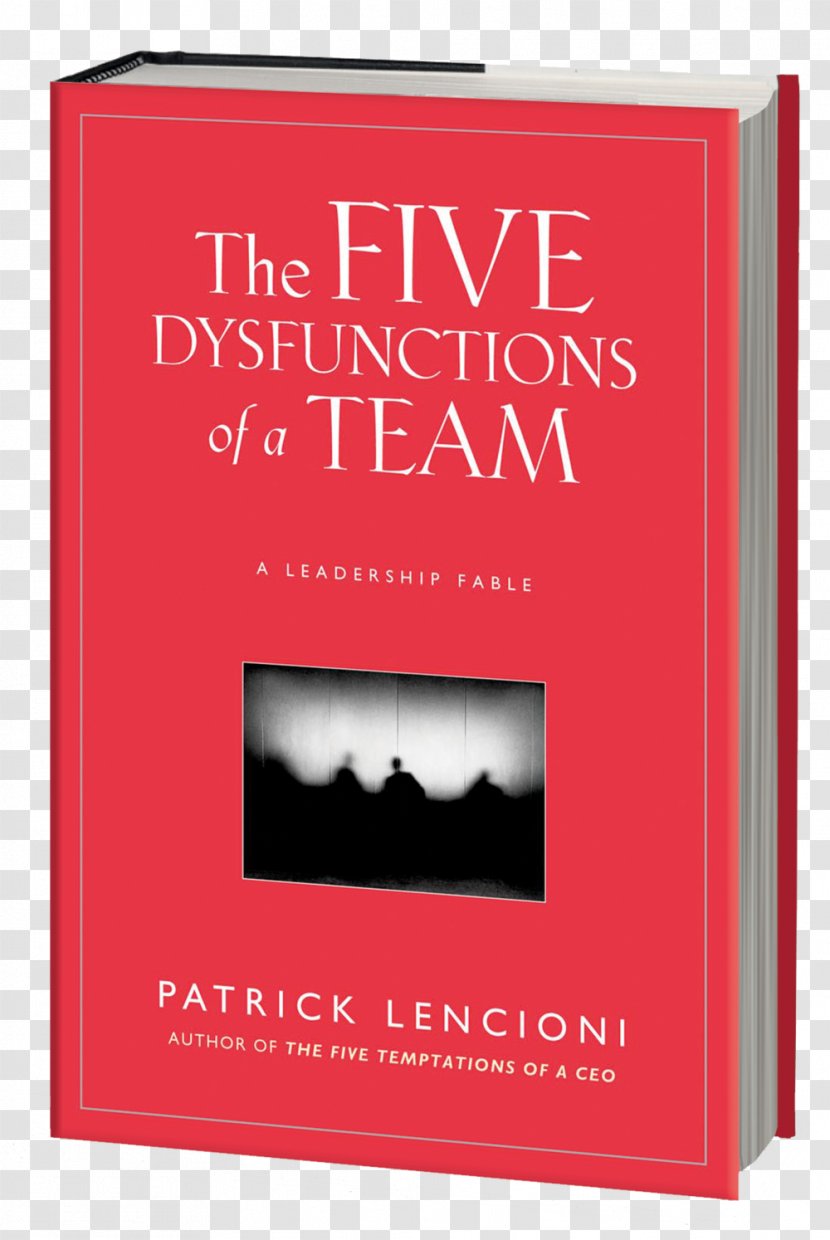 The Five Dysfunctions Of A Team Leadership Font Rectangle - Red Transparent PNG