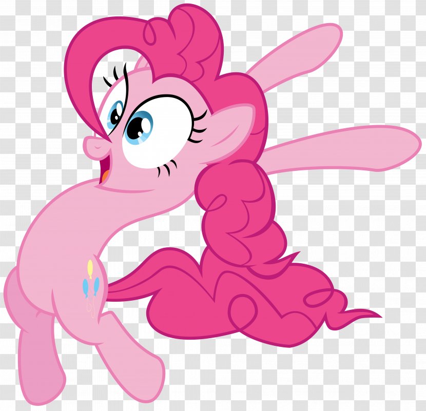 Pinkie Pie Pony Rarity Rainbow Dash Applejack - Frame - Rabbit Transparent PNG