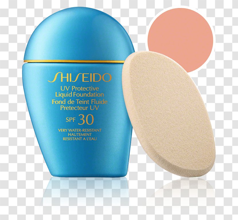 Lotion Sunscreen Factor De Protección Solar Shiseido Foundation - Uv Protection Transparent PNG