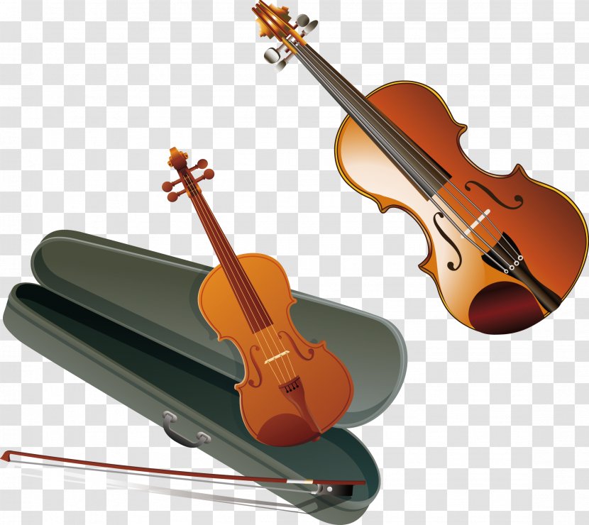 Violin Musical Instrument - Cartoon - Cello Transparent PNG