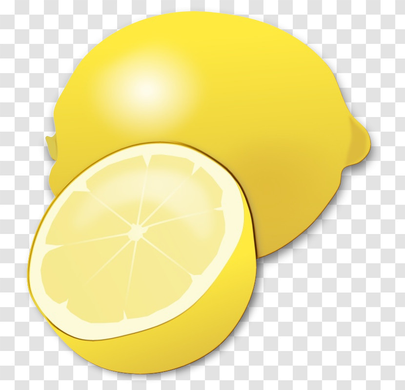 Lemon Citric Acid Yellow Font Acid Transparent PNG