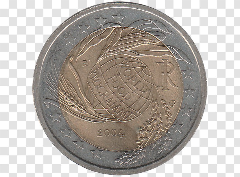 2 Euro Coin France Commemorative Coins - Money Transparent PNG
