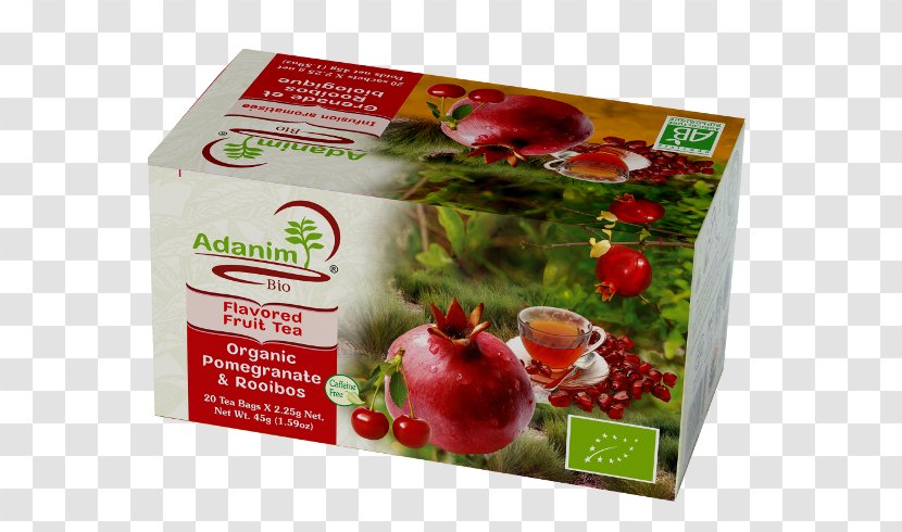 Green Tea Adanim Organic Food Oolong - Infusion - Pomegranate Fruit Transparent PNG