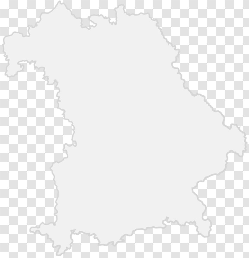 White Map Districts Of Germany Tuberculosis Transparent PNG