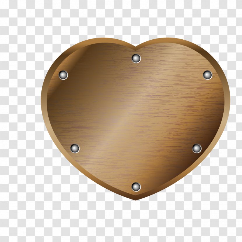 Metal Material Designer - Heart-shaped Map Transparent PNG