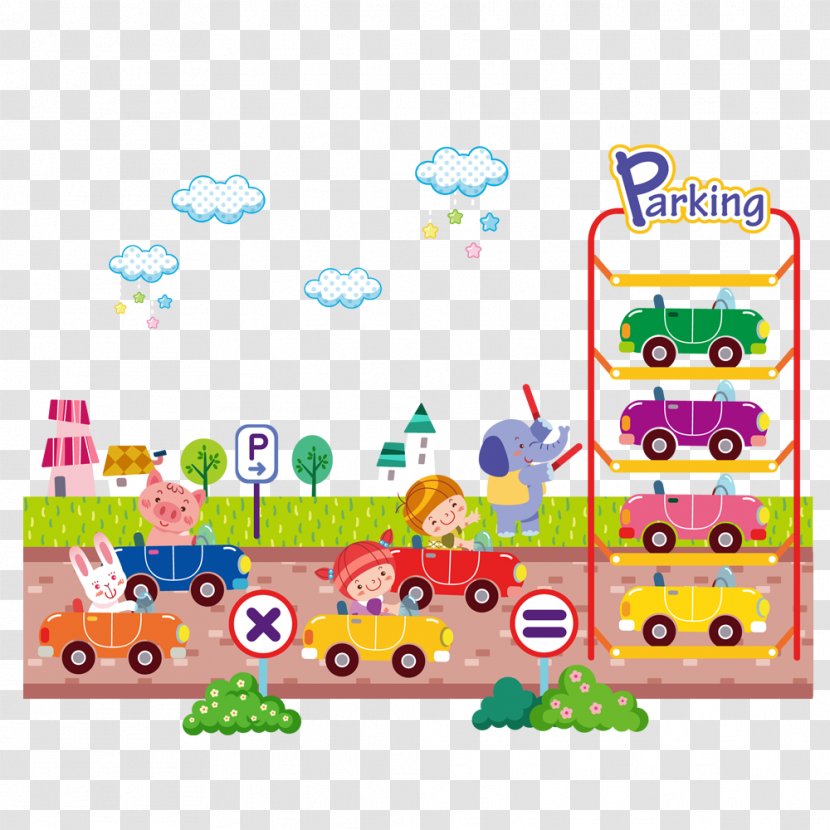 Wall Decal Sticker Parking Price - Toy - Analog Design Element Transparent PNG