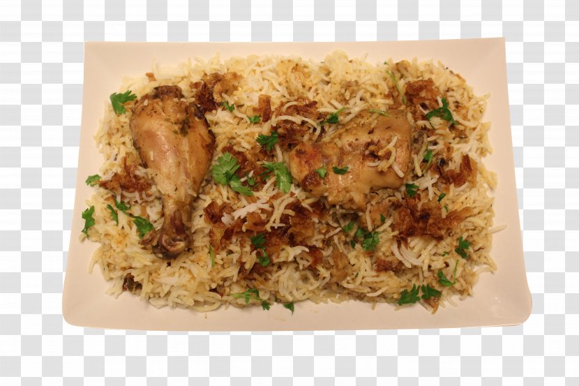 Pilaf Hyderabadi Biryani Fried Rice Flattened - A Chicken Transparent PNG
