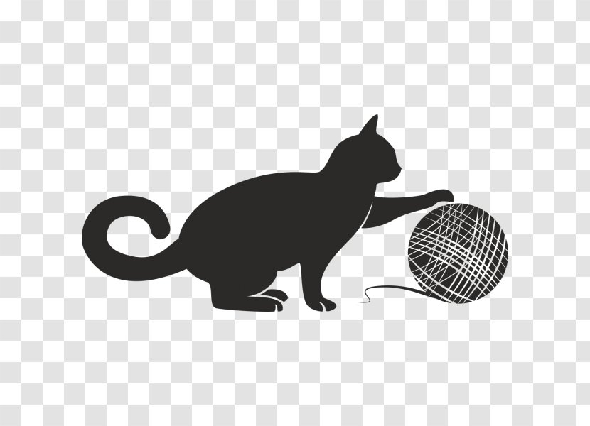 Cat Kitten Yarn Clip Art - Whiskers Transparent PNG