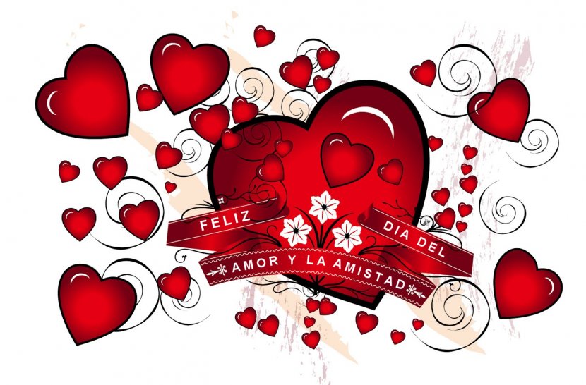 Love Heart Desktop Wallpaper Valentine's Day - Flower - Happy Valentines Transparent PNG