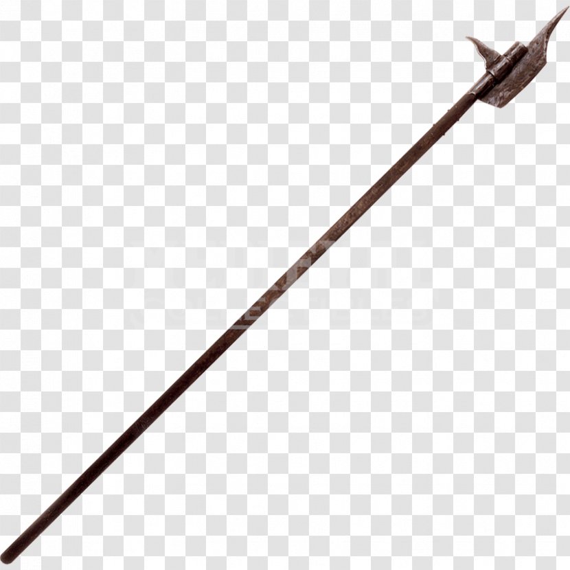 Middle Ages Bardiche Halberd Pole Weapon - Mace Transparent PNG