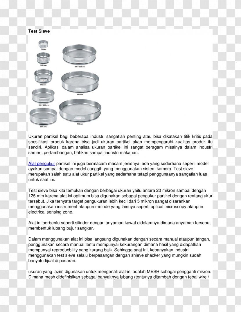 Water Font - Diagram - Sieve Transparent PNG