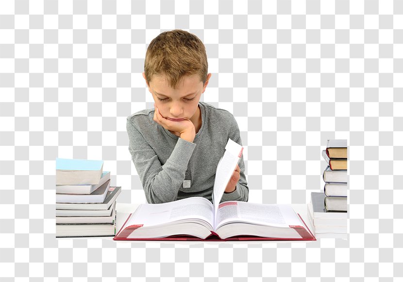 Mixed Anxiety–depressive Disorder Therapy Child - Sitting - Boy Reading Transparent PNG