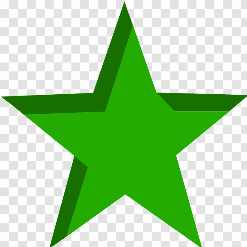 Red Star Clip Art - Green Images Transparent PNG
