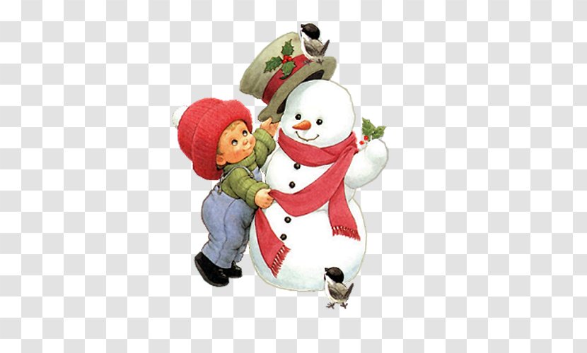 Christmas Ornament Child Animation Clip Art - Card - Children Snowman Transparent PNG