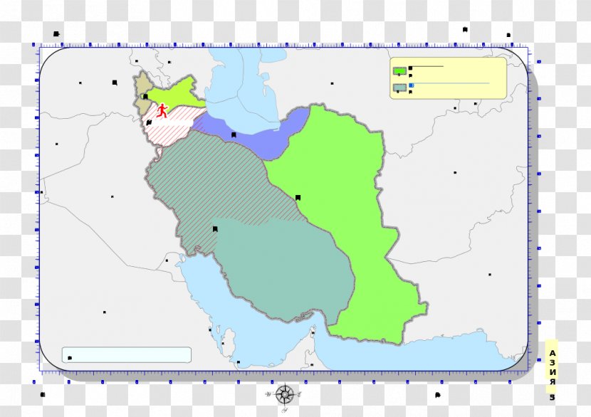 Map Greater Iran Urartu Samanid Empire Flag Of - Bu Ol Kheyr Transparent PNG