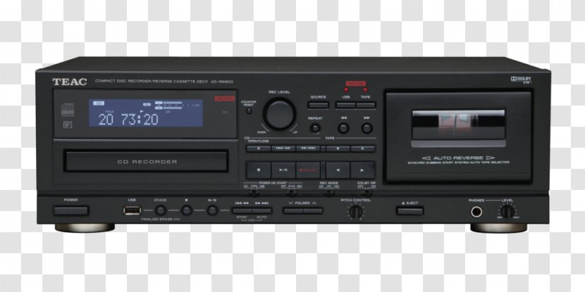 Cassette Deck Compact TEAC Corporation CD Player Electrical Wires & Cable - Musical Instrument Accessory Transparent PNG